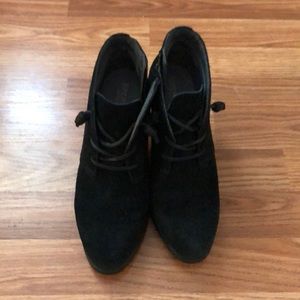 Sperrys Black Suede Ankle Boots